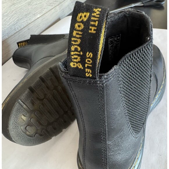 Dr. Martens Dorrian AirWair Black Leather Chelsea Ankle Boot Women 6 Grunge Goth - Picture 5 of 12